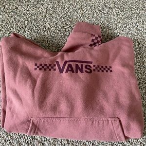 vans cropped hoodie
